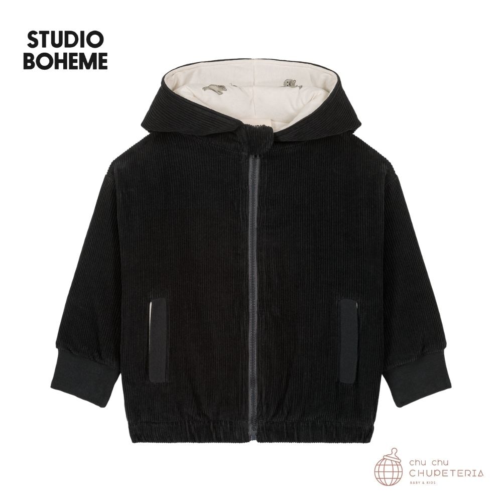 【STUDIO BOHEME】FRIO COAT - CARBON Print SEALS inside
