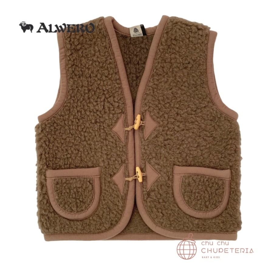 【Alwero】Alwero bodywarmer Alpen Junior - BARK