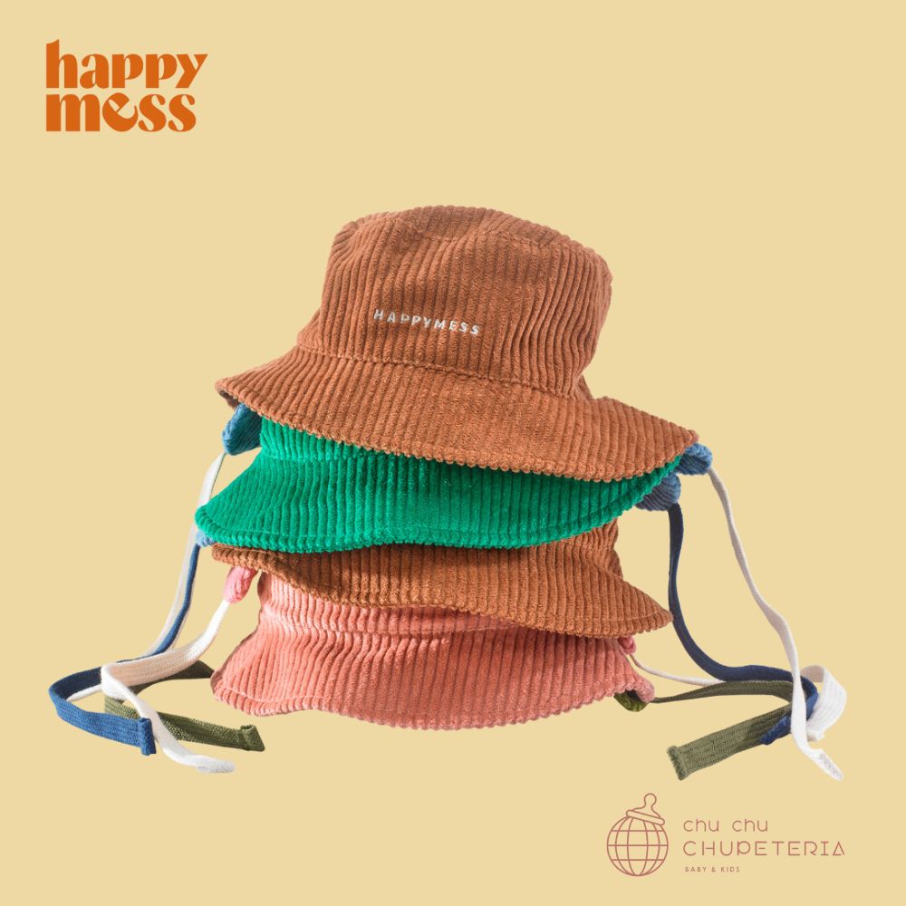 【happymess】corduroy bucket hat