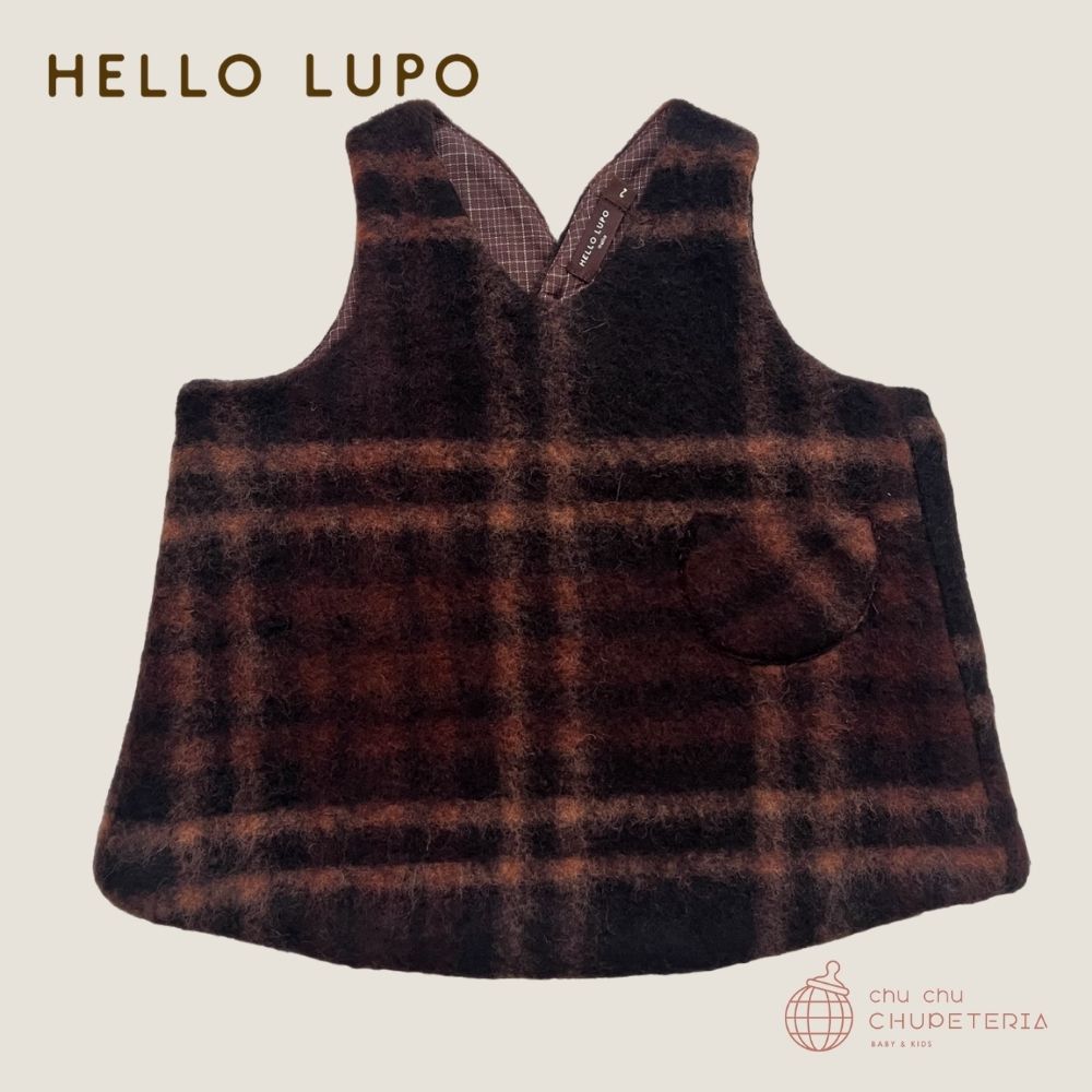 【HELLO LUPO】Apron Skirt - Chestnut