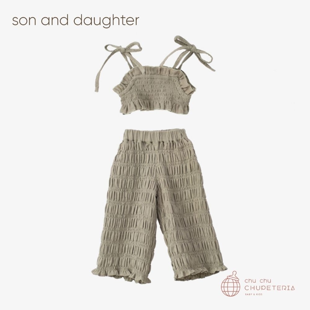 【OUTLET】【son and daughter】1Y:JUMARE SETS - WITH LONG PANTS