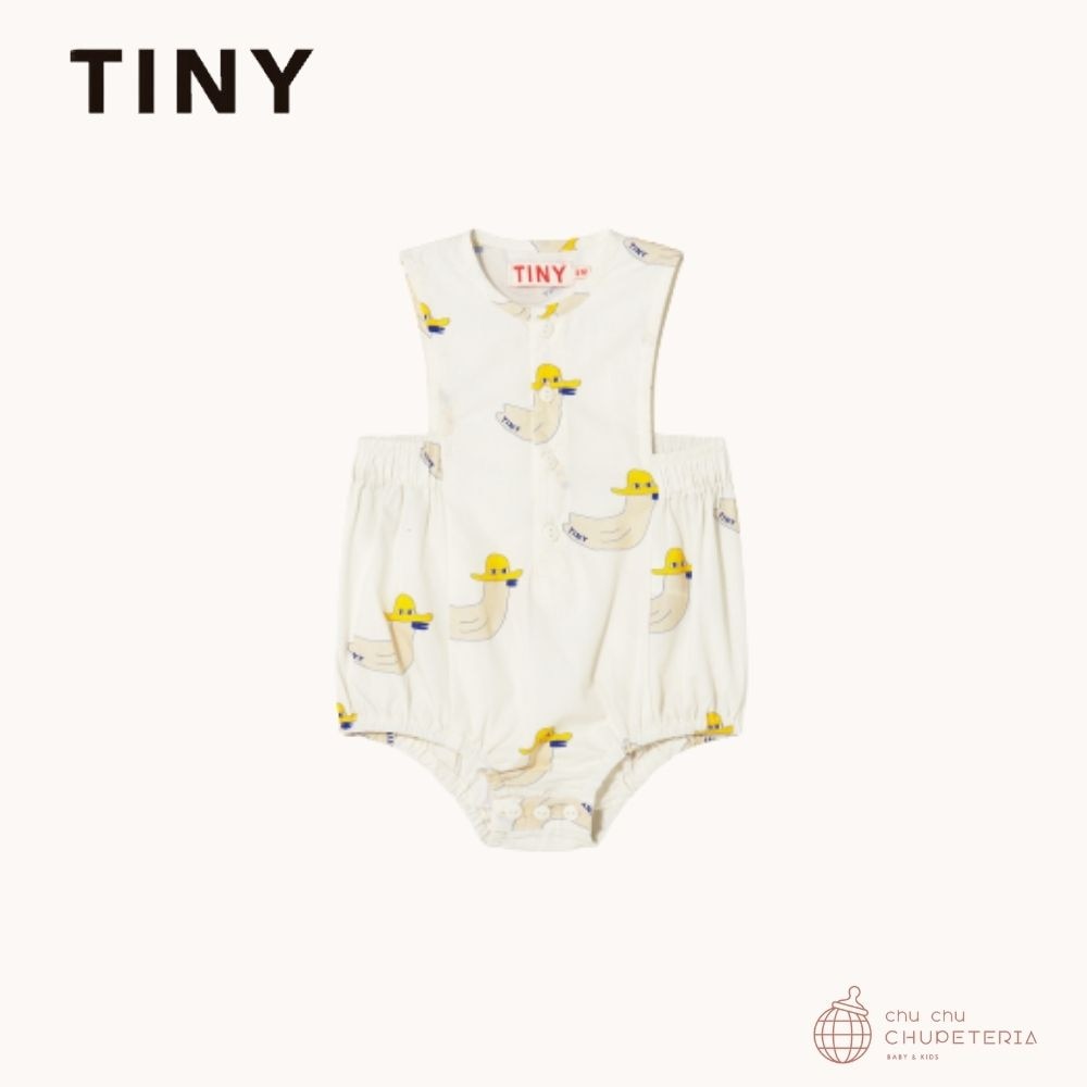 【TINY COTTONS】DUCKS WOVEN BODY off-white