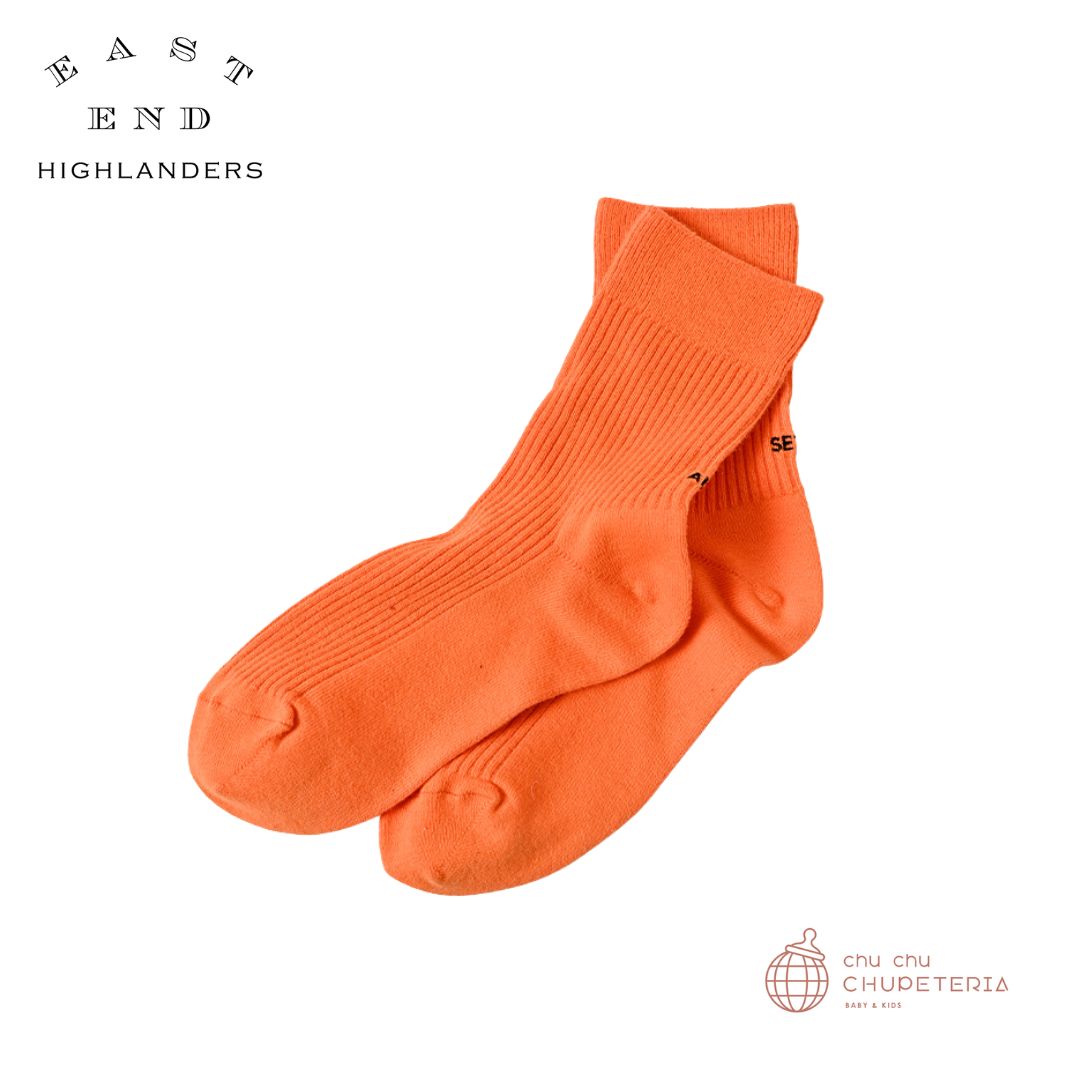 【EAST END HIGHLANDERS】SOCKS - Neon Orange