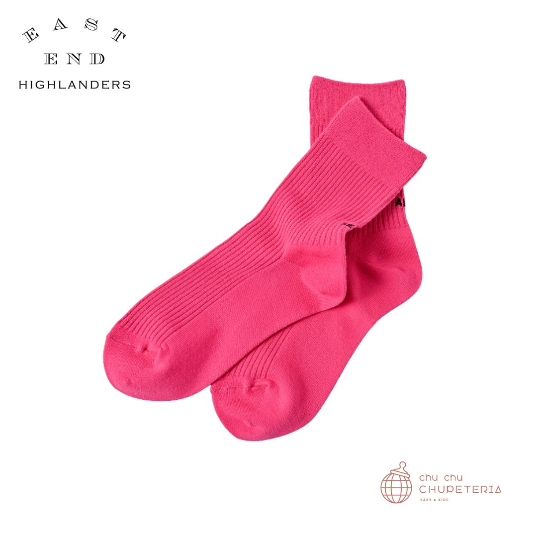 【EAST END HIGHLANDERS】SOCKS - Neon Pink