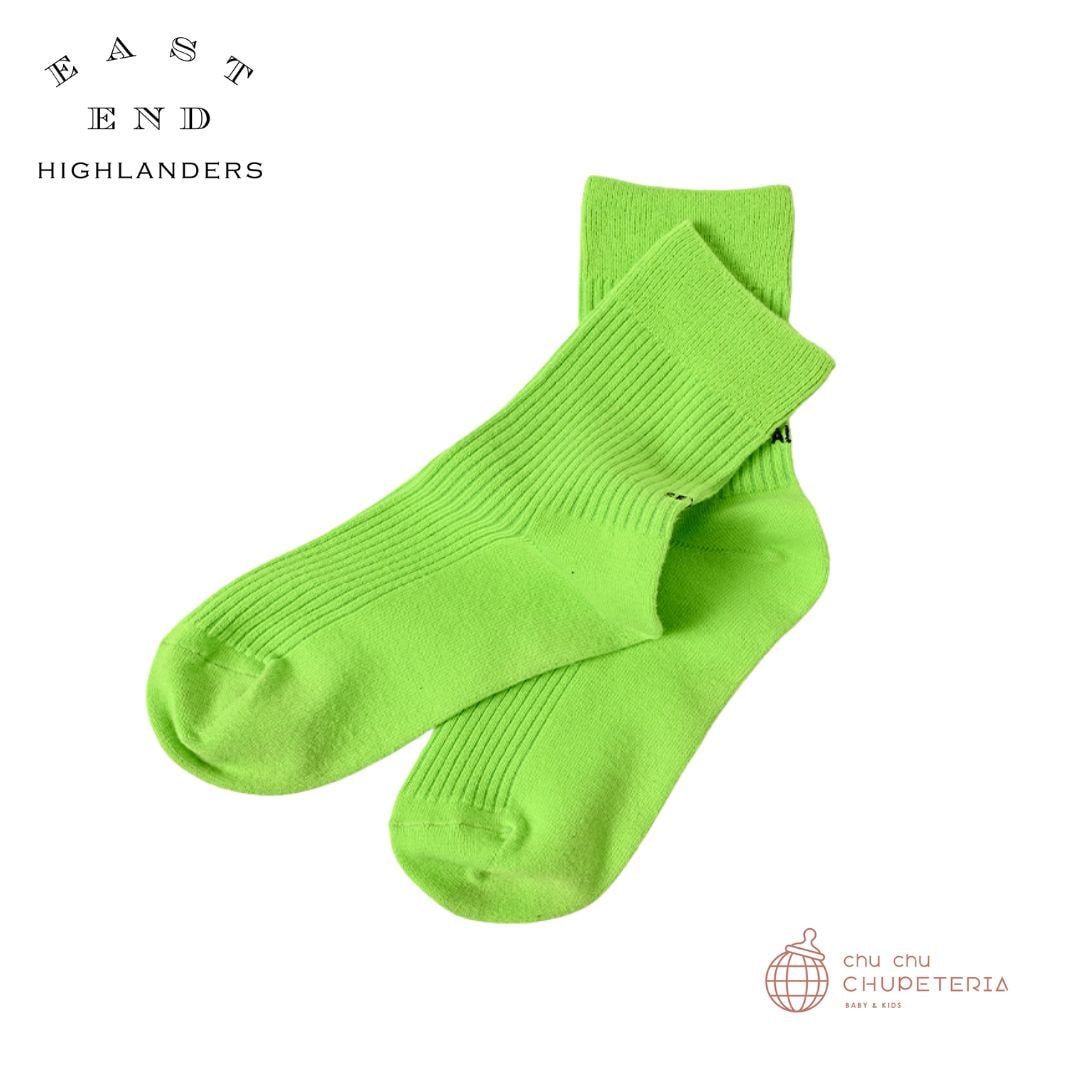 【EAST END HIGHLANDERS】SOCKS - Neon Green