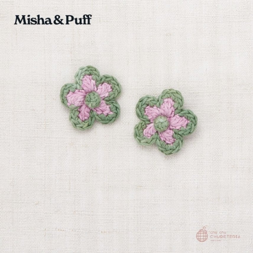 【Misha & Puff】Medium Flower Clip Set - Hazy Lilac