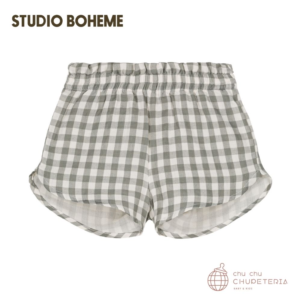【STUDIO BOHEME】SHORTS GEORGETTE - GINGHAM -