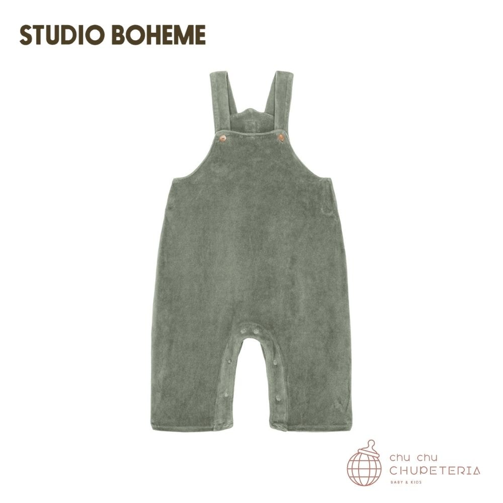 【STUDIO BOHEME】OVERALL HOMER - GREEN GREY -