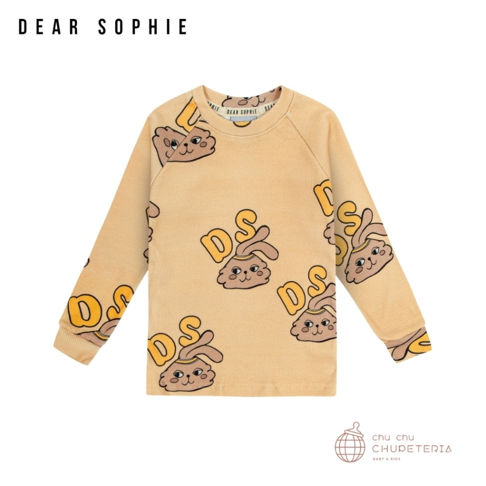 【DEAR SOPHIE】BUNNY YELLOW | RIB LONGSLEEVE