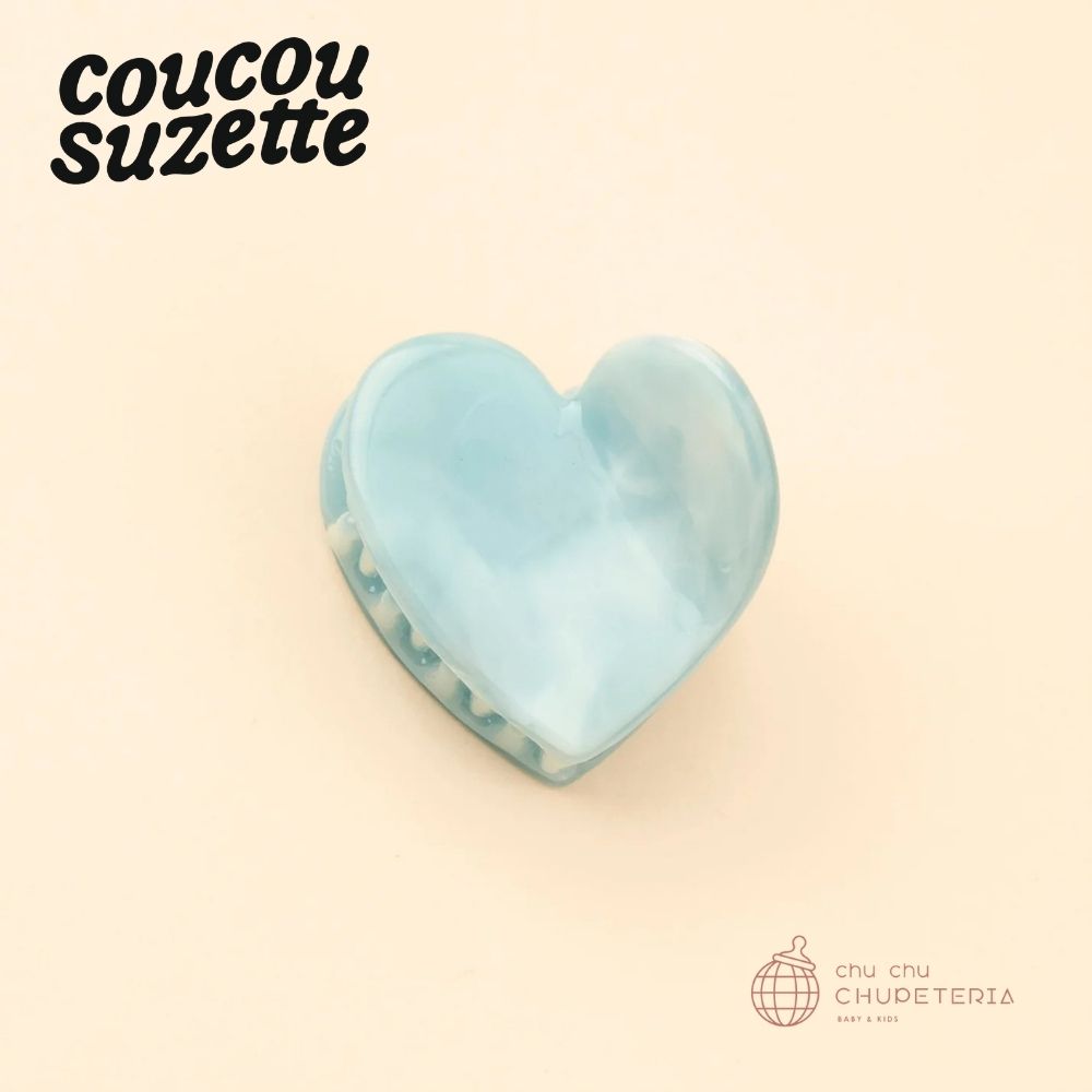 【Coucou Suzette】Blue Heart Mini Hair Claw