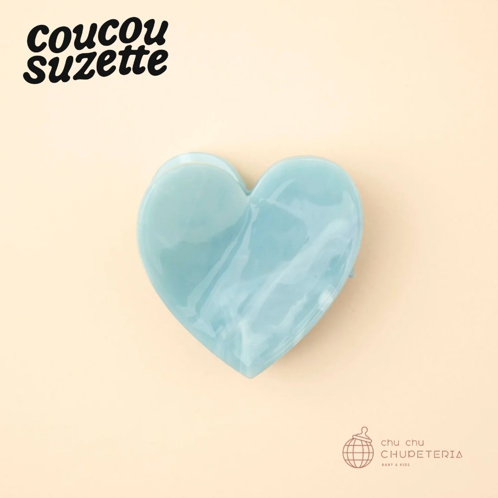 【Coucou Suzette】Blue Heart Hair Claw