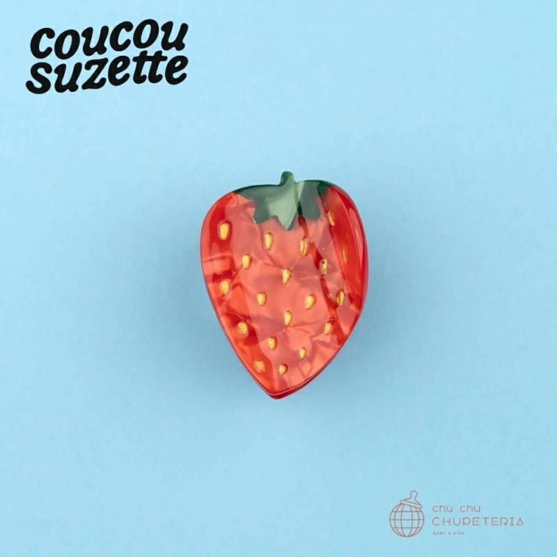 【Coucou Suzette】Strawberry Mini Hair Claw (Pince a cheveux Fraise)