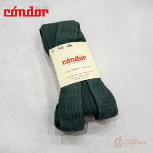 【Condor】Rib tights with elastic suspenders 795: Pino