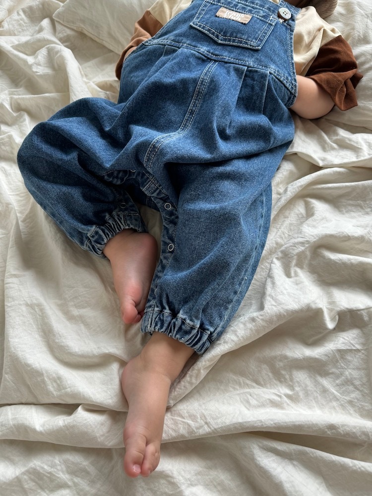 【TWIN COLLECTIVE】Baby Overall - Coastal Stone Blue