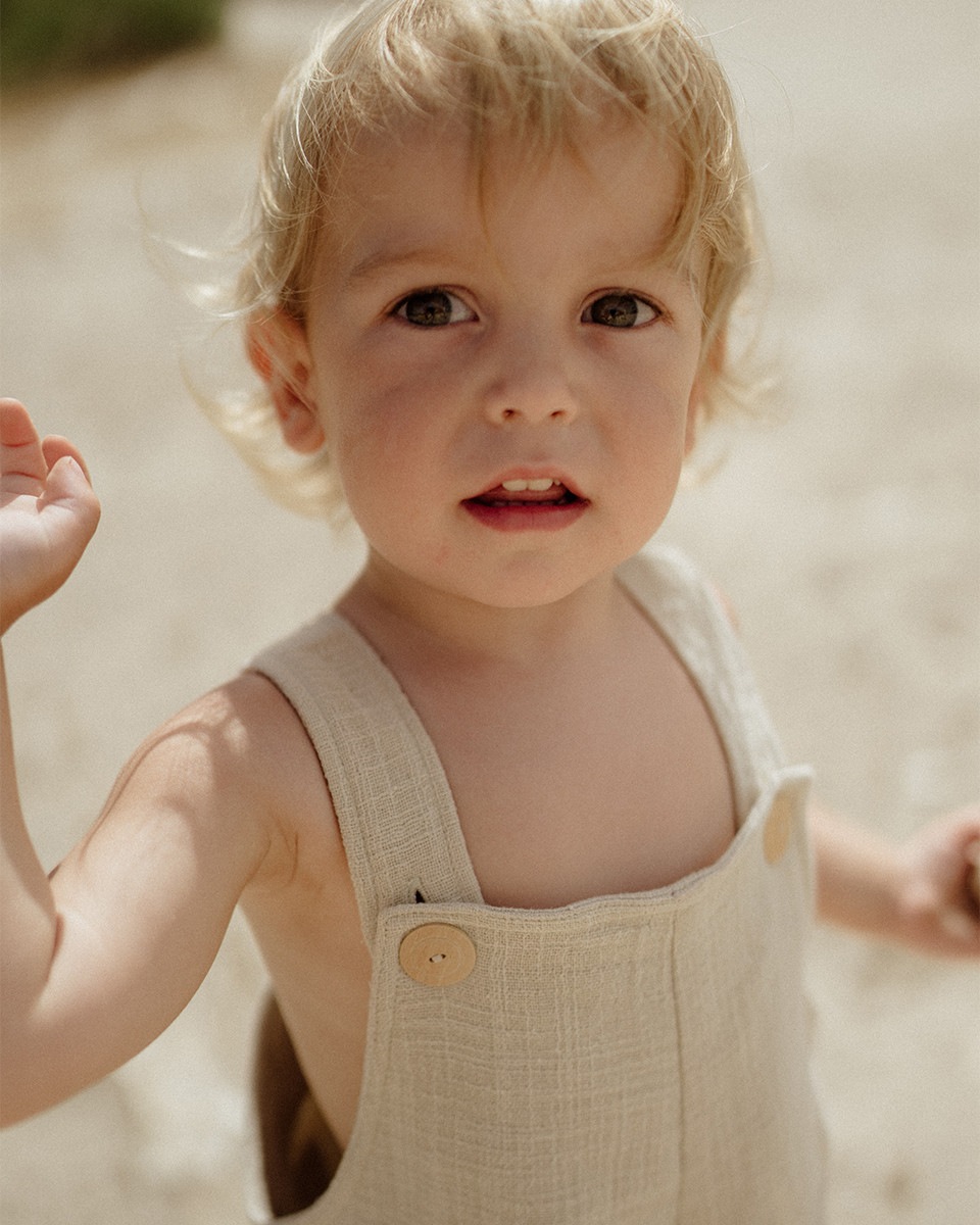 【son and daughter】6-12M: MILO OVERALLS