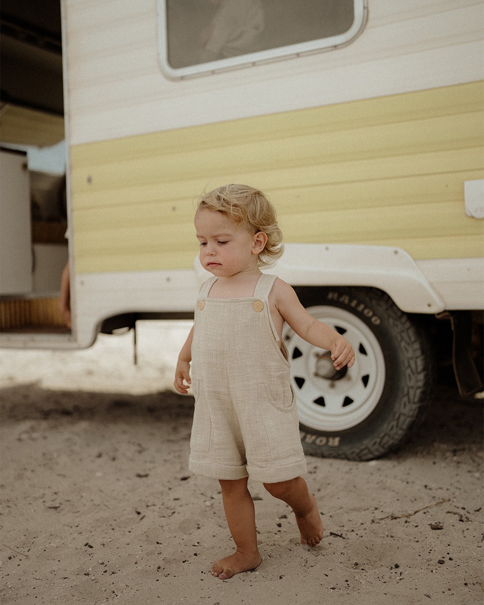 【son and daughter】6-12M: MILO OVERALLS