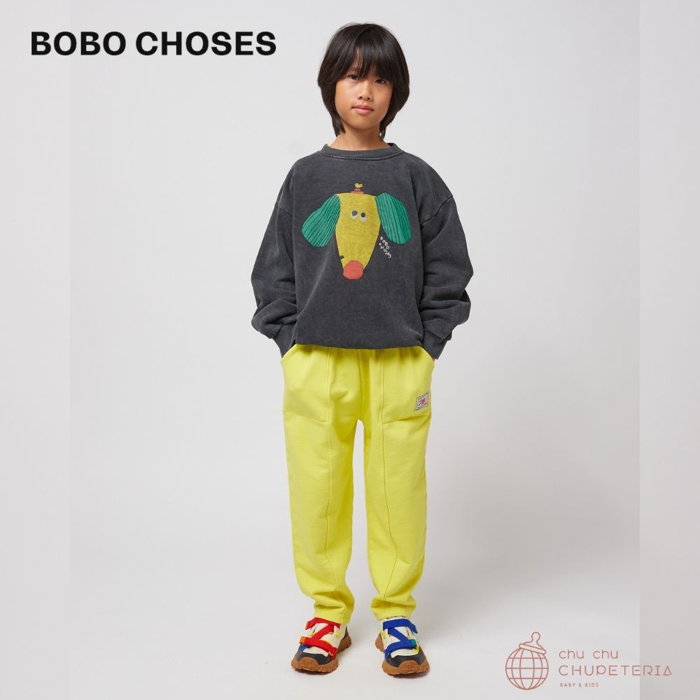 BOBO CHOSES フード付きパーカー 6-7Y オリーブグリーン