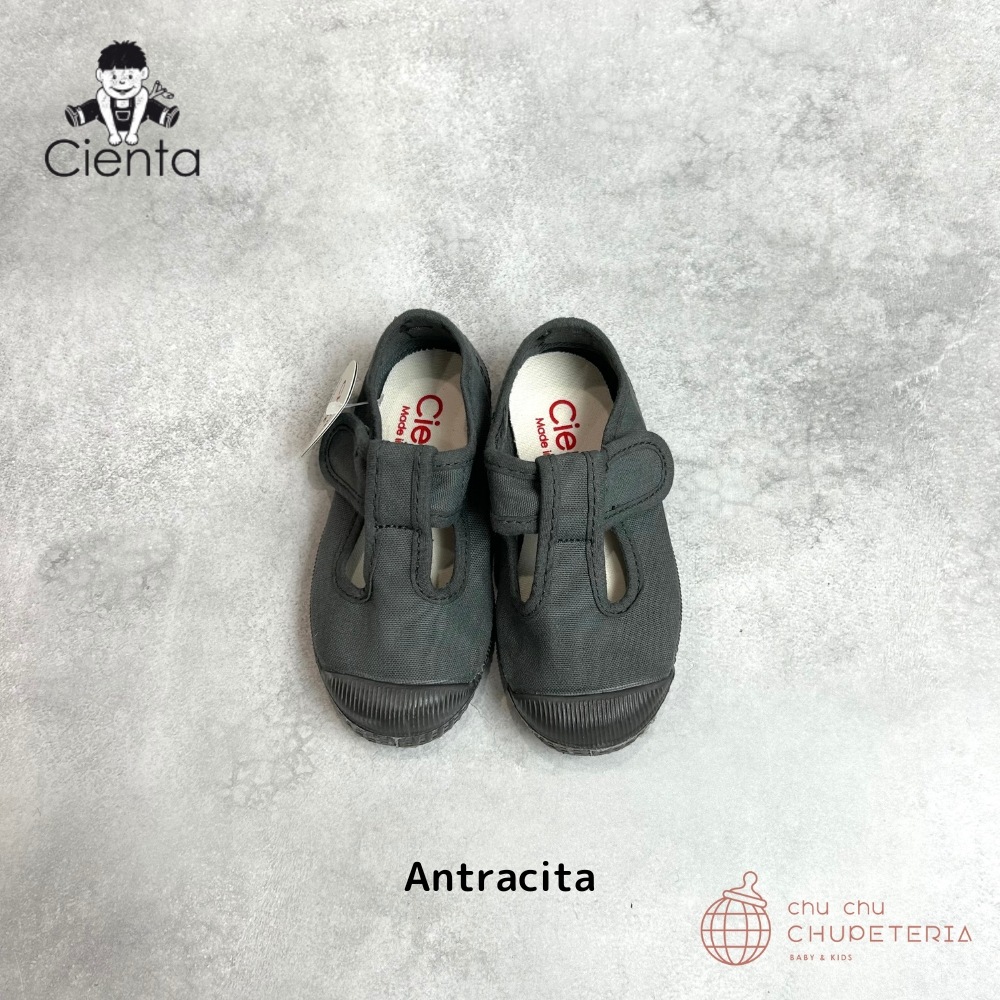 【新品】Cienta ベロアストラップシューズ グレー 26 Cientaシエンタ | ベロアストラップシューズ grey – kehare