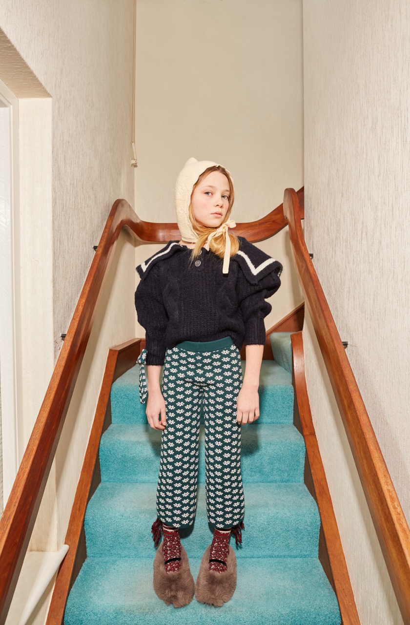 FISH & KIDS PATCHWORK SWEATER 4-5y