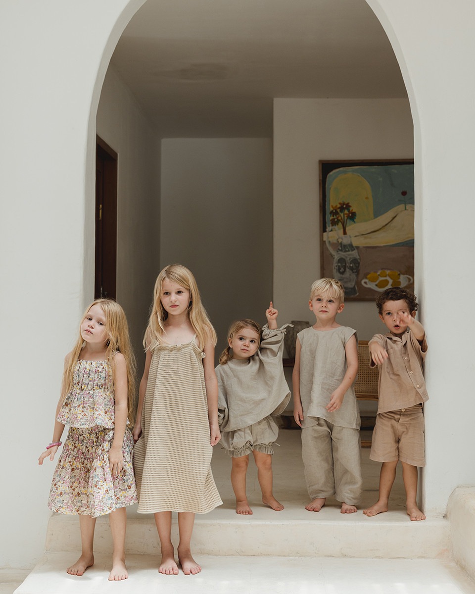 son and daughter ODETTE TOP セットアップ 4y