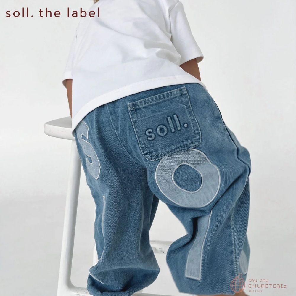 soll. the label】- ソルザレーベル - Kids Soll Denim Bubble