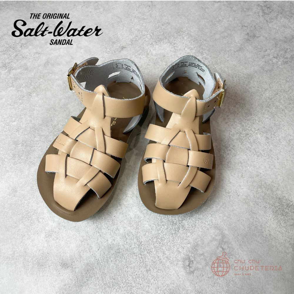 サンダル Salt-Water Sandals Shark Latte 18cm Salt Water Sandals ソルトウォーター SHARK