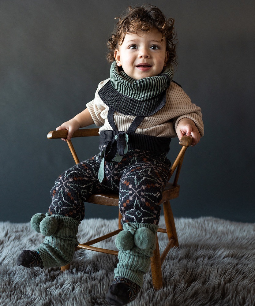 Mabli Knitwear(マブリ) 2023AW LLYN PANTS MABLI】4Y: LLYN PANTS - UMBER | Brand,MABLI | chu chu CHUPETERIA