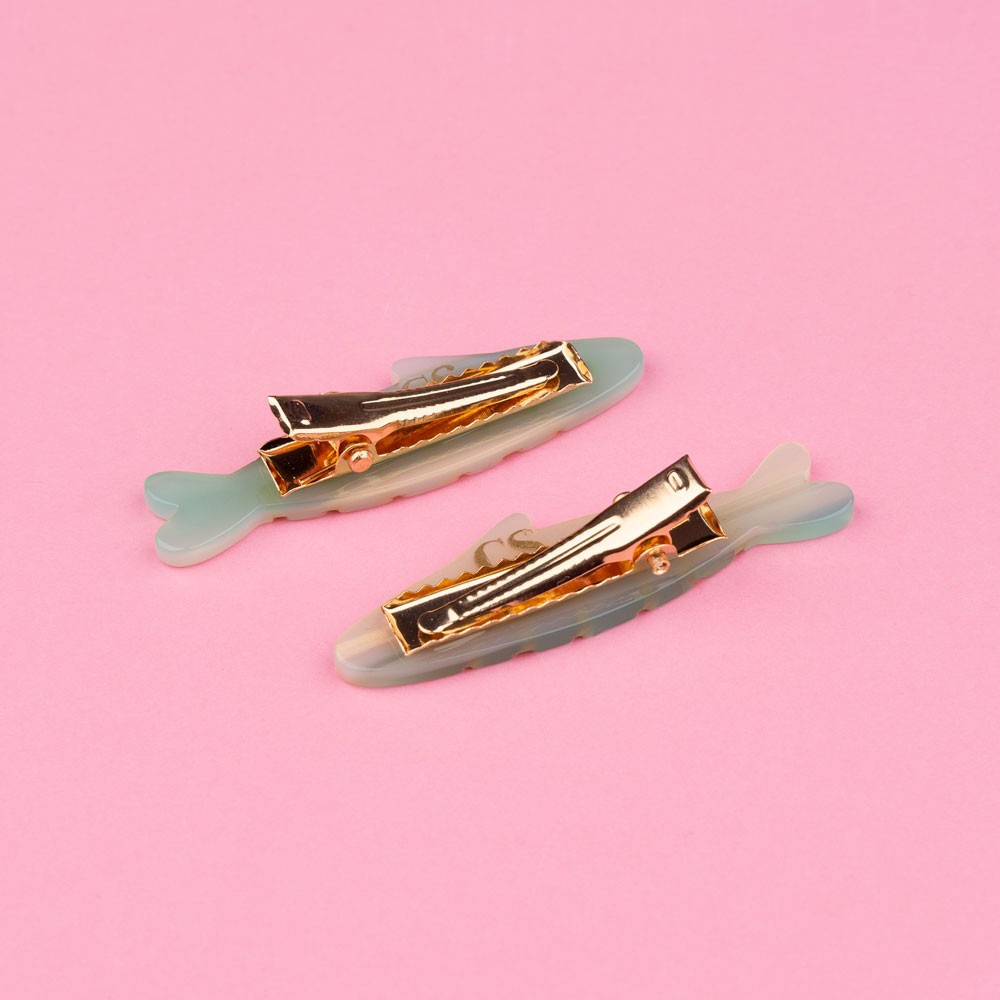 【Coucou Suzette】Sardines Hair Clip Set Brand,Coucou Suzette chu chu CHUPETERIA