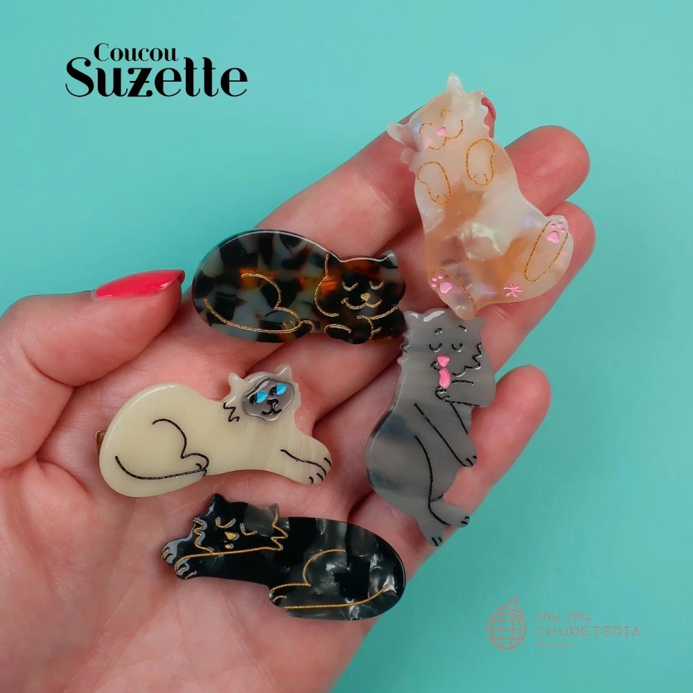 【Coucou Suzette】Tortoiseshell Cat Hair Clip