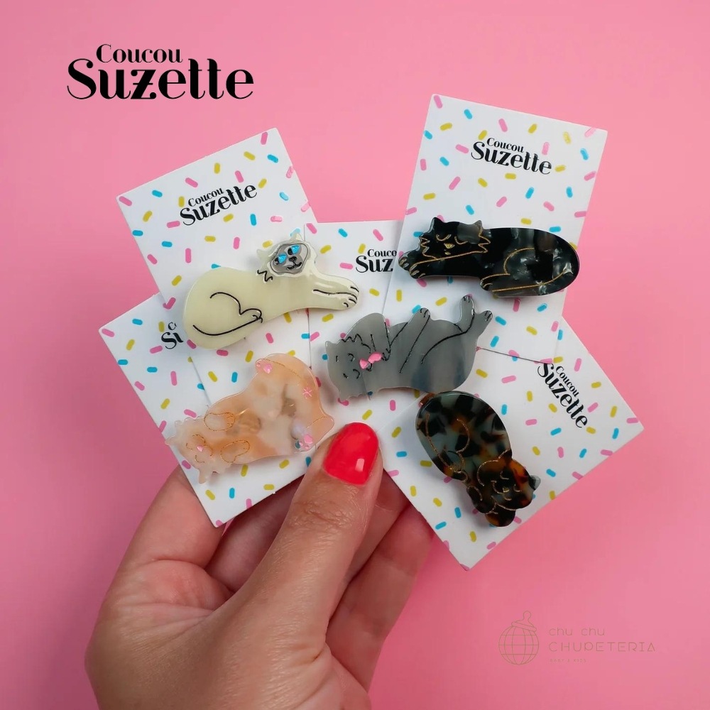 【Coucou Suzette】Tortoiseshell Cat Hair Clip