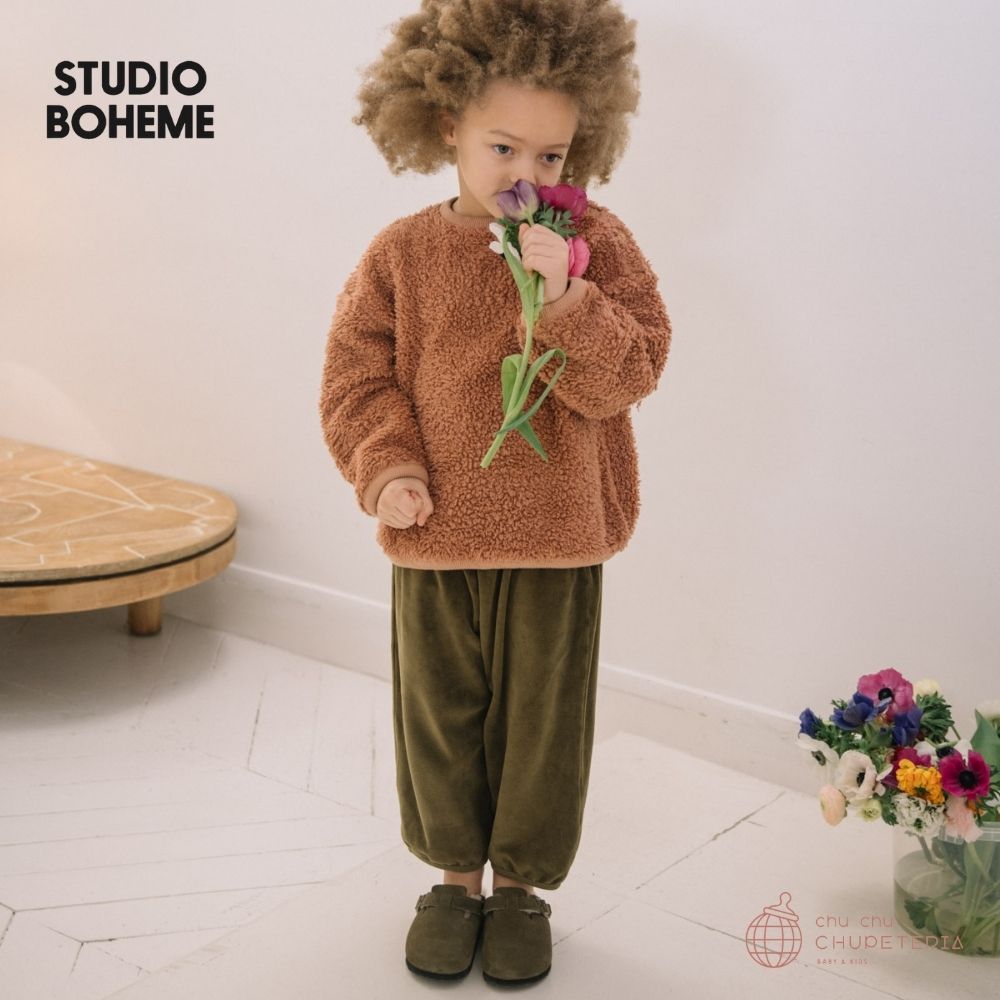 STUDIO BOHEME】18M,24M: PORGY PANTS - KAKI (VERVET) | Brand