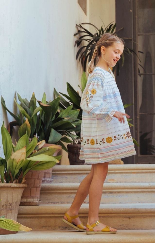 LALI kids ☆ tulip dress 2y TULIP DRESS, MINTY CHEX – Lali
