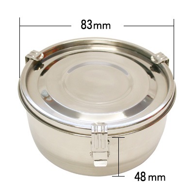 ステンレス保存食缶密閉タイプ Amazon｜4サイズのステンレススチール製密閉缶、透明な蓋と強力な