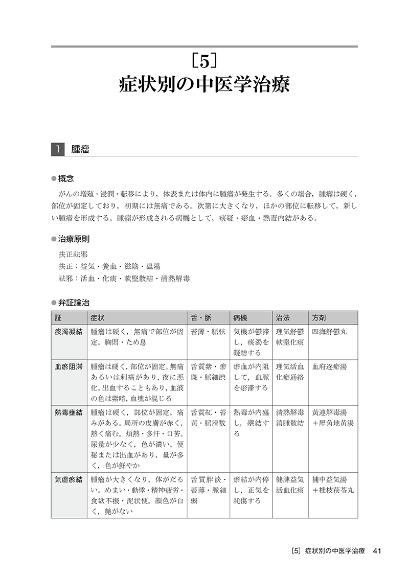 臨床家のための中医腫瘍学