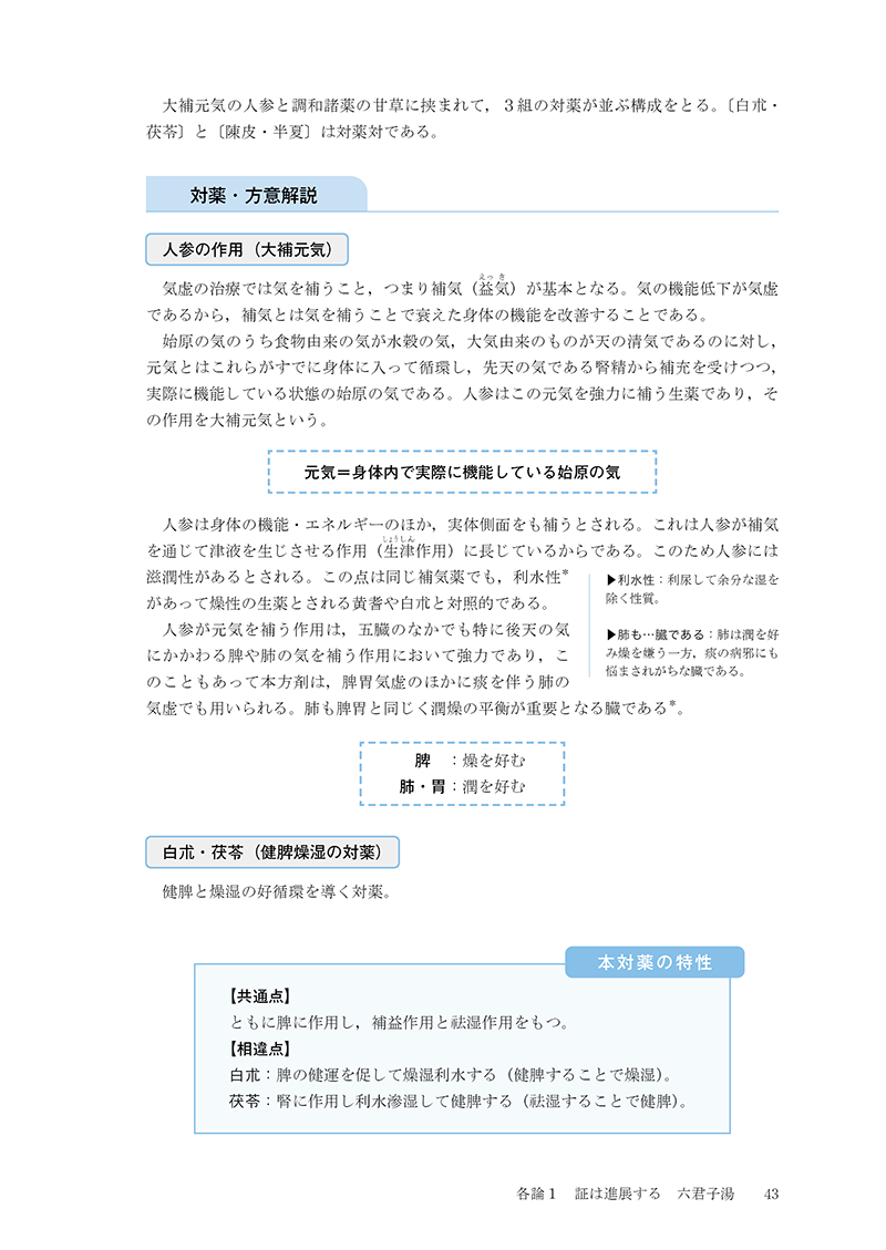 対薬理論でみる方剤学