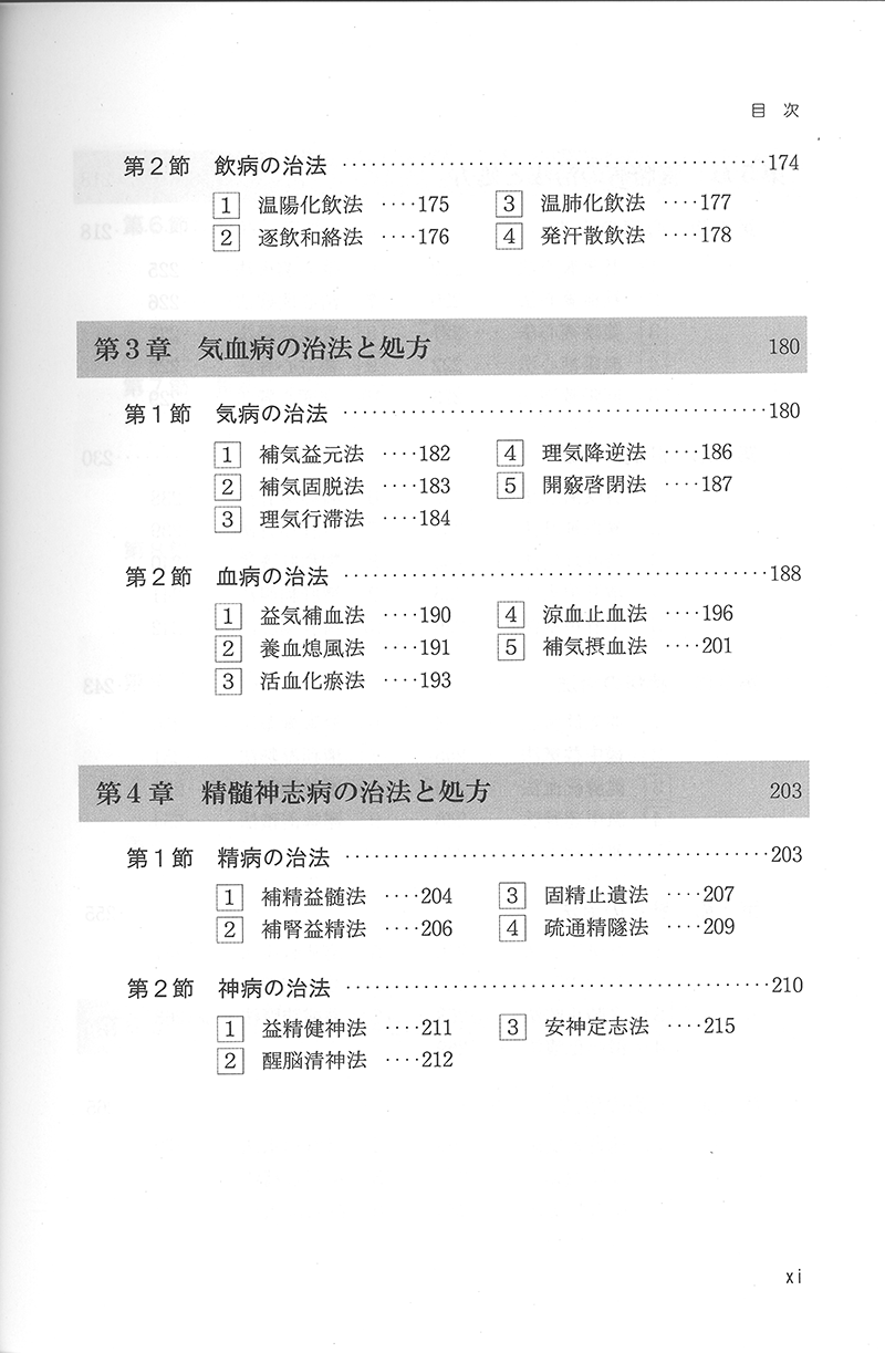 中医針灸学の治法と処方
