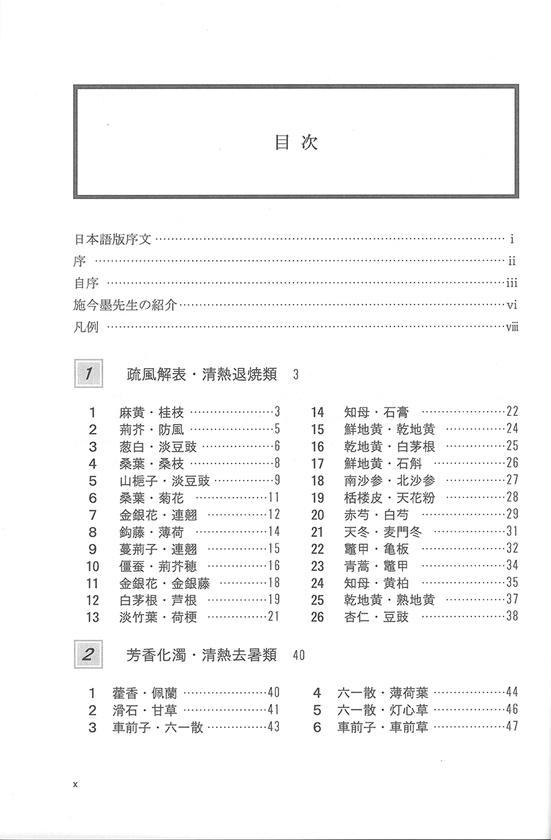 中医対薬　－施今墨の二味配合法－