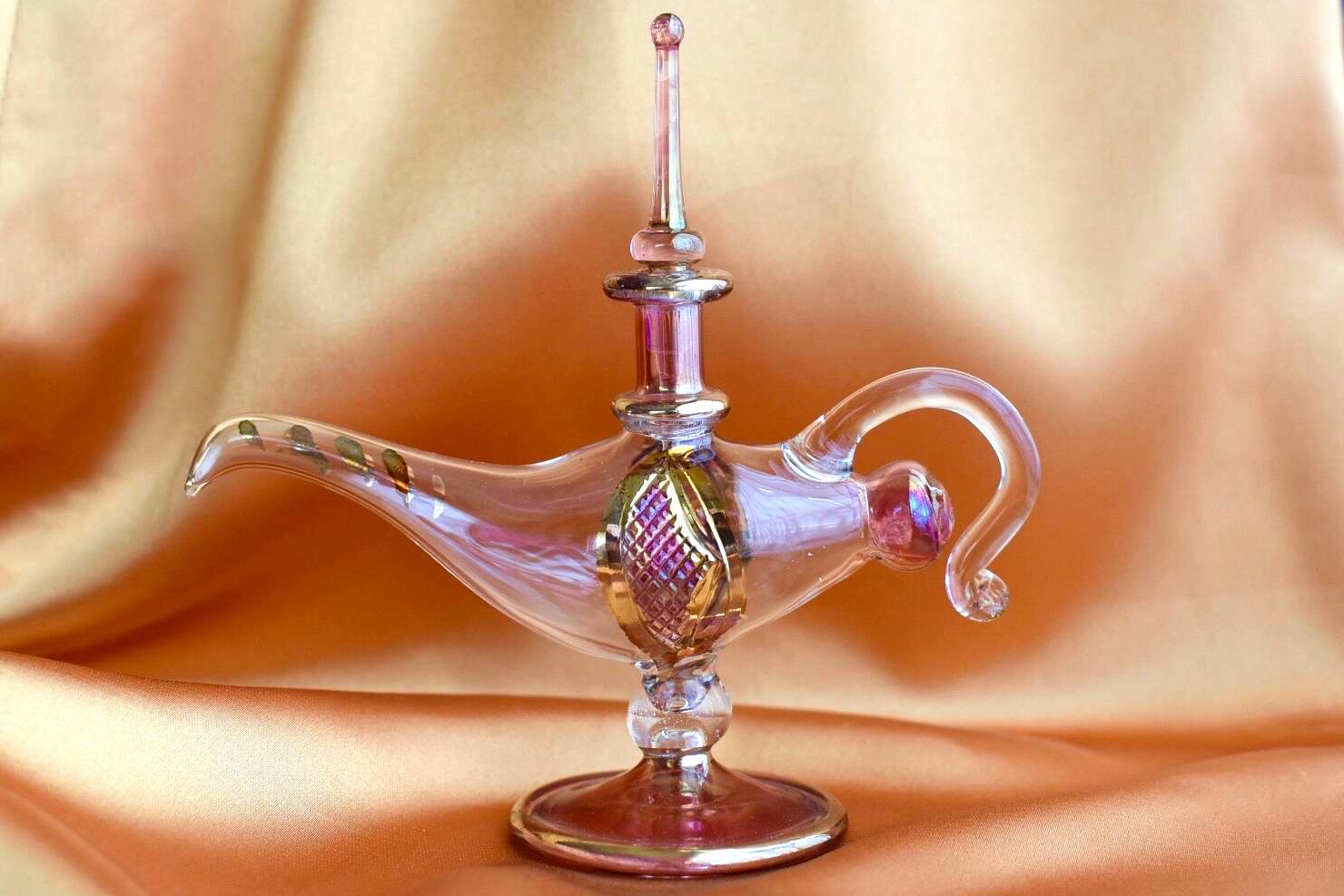 エジプシャンガラスの香水瓶アラジン | トルコ雑貨 | チチェッキ・パサジュ