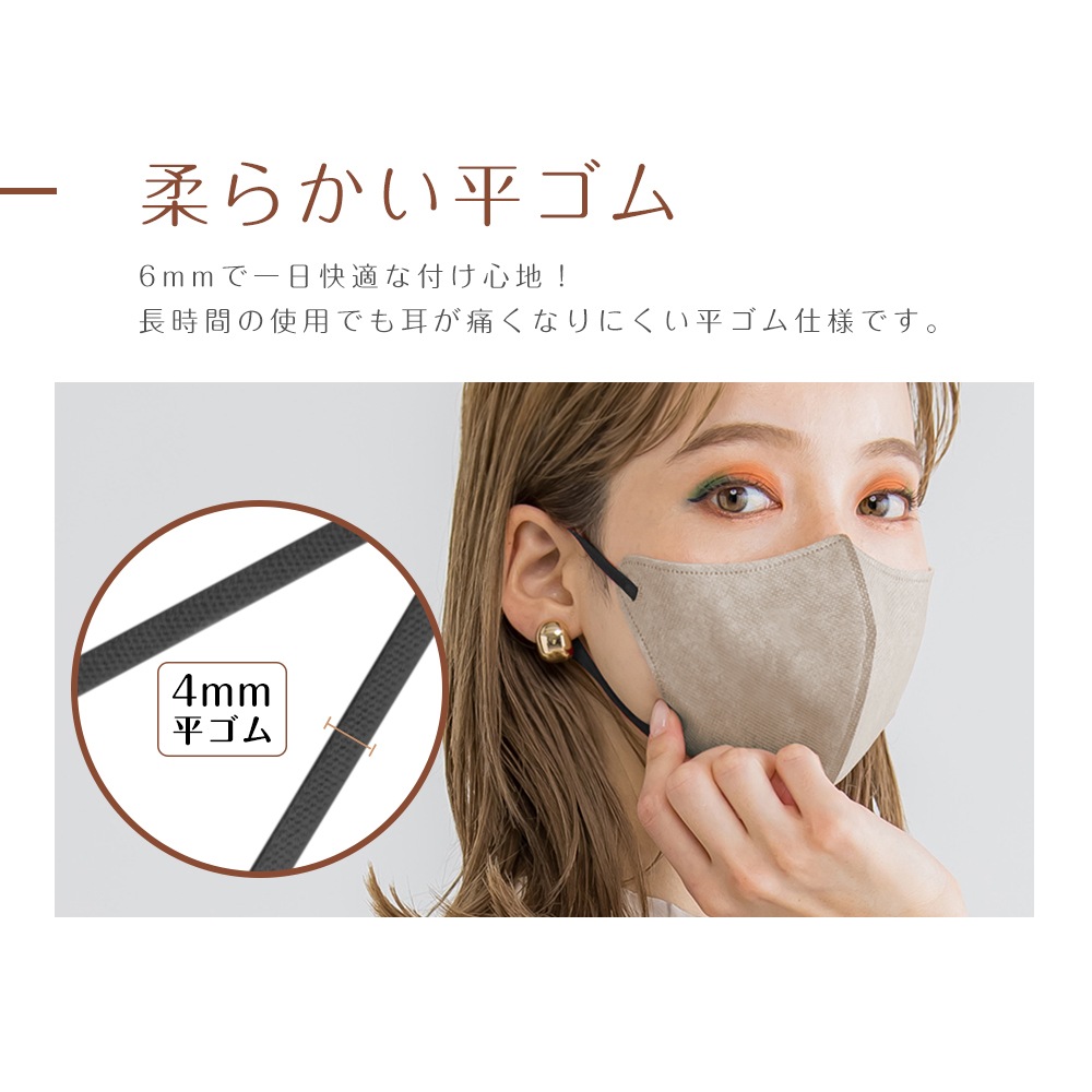 3Dバイカラーマスク 1袋/20枚 Dozza | すべての商品 | CICIBELLA