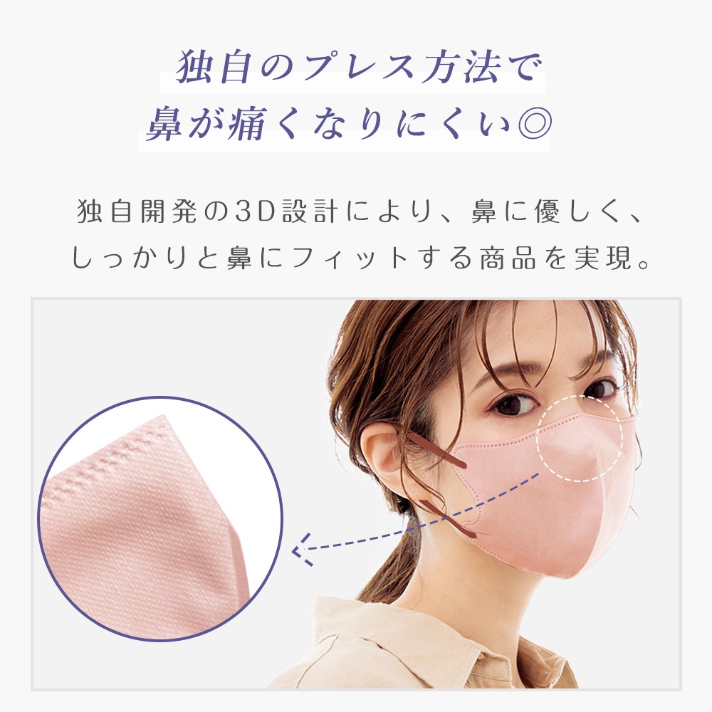 3Dバイカラーマスク 1袋/20枚 （普通サイズ)Dタイプ | すべての
