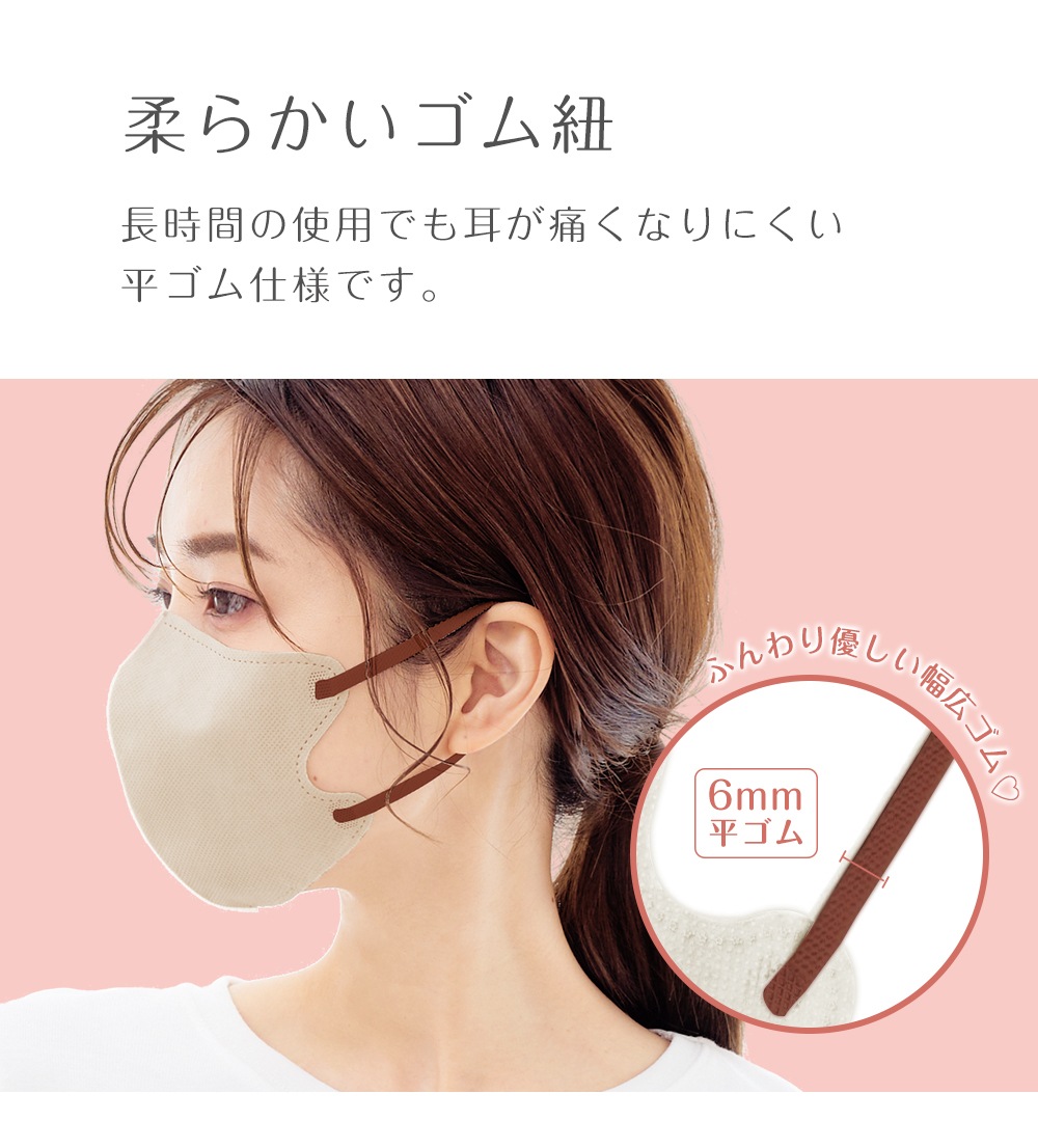 3Dバイカラーマスク 1袋/20枚 （普通サイズ)Dタイプ | すべての
