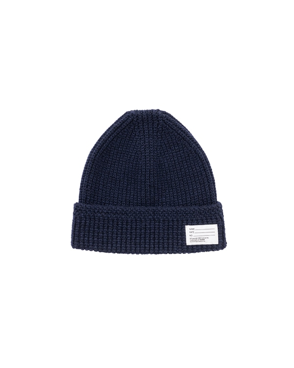 visvim / KNIT BEANIE (W/WS) (0123203003013) NAVY