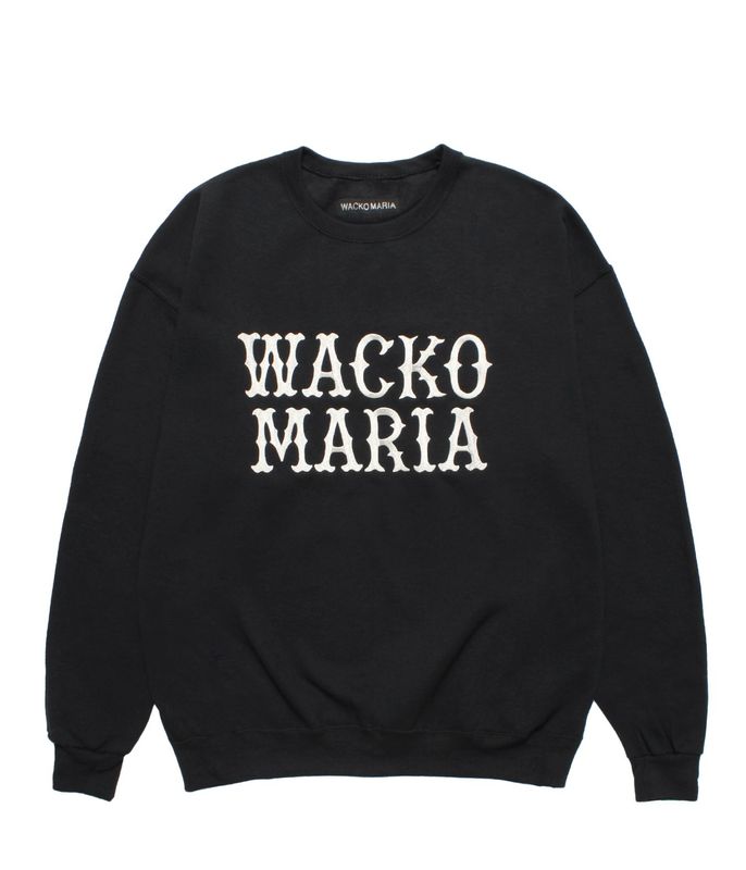CREW NECK SWEAT SHIRT (BLACK) 25FW-WMC-SS13