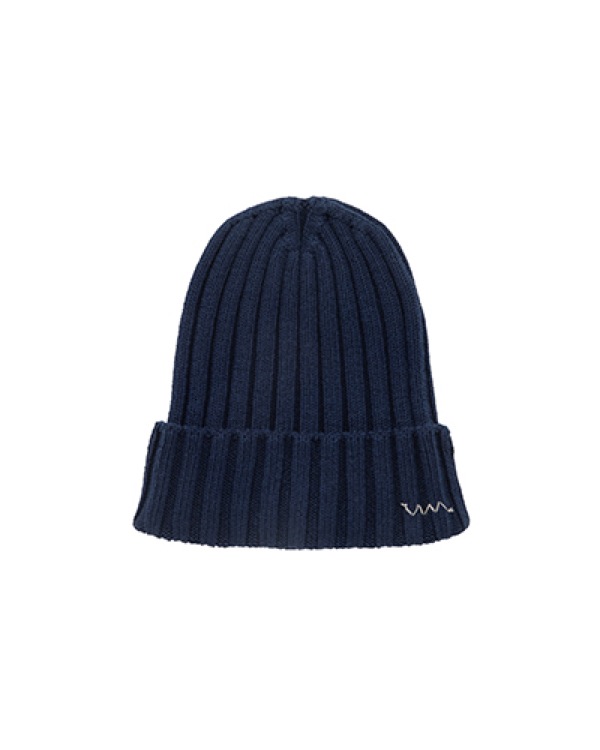 visvim / KNIT CAP COTTON (0124103003011) NAVY