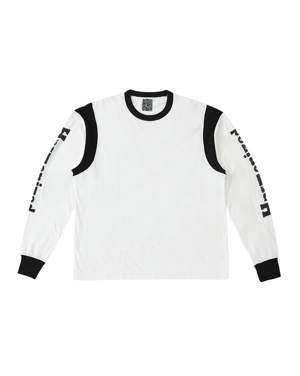visvim / Indigo Camping Trailer JUMBO TEE L/S (0224905010010) WHITE