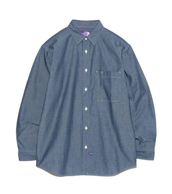 Regular Collar Chambray Field Shirt N24FG069 ID(Indigo)