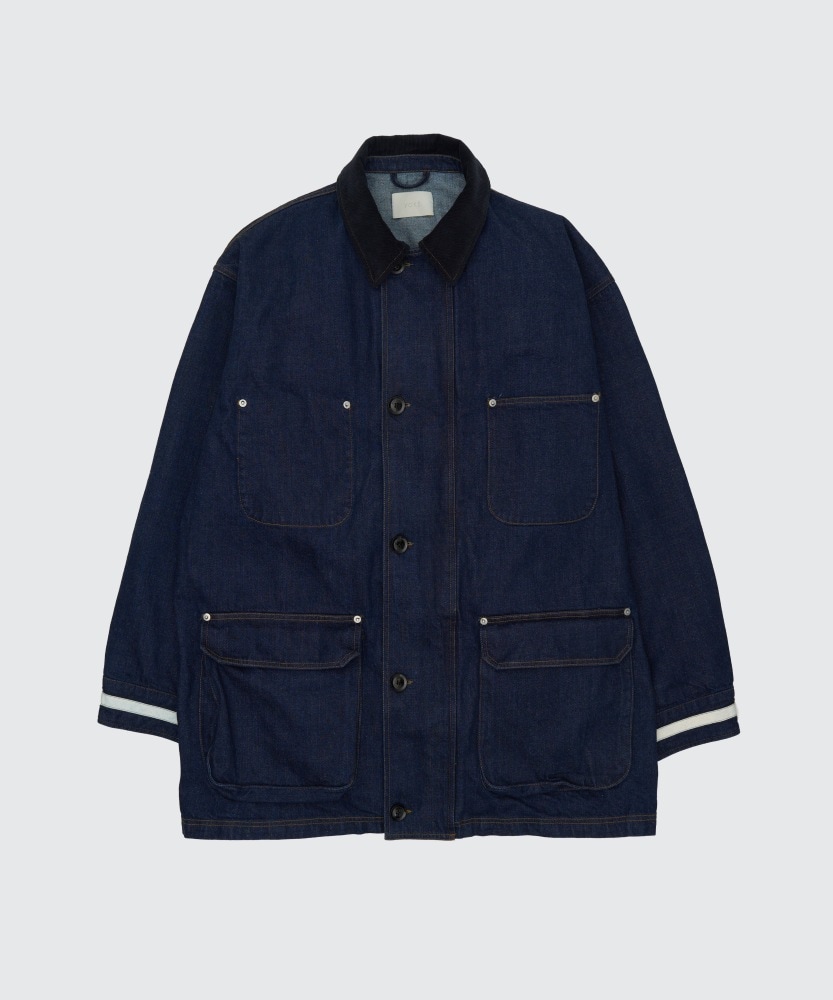 ジャケット・アウター 00s Lee indigo denim coverall jacket y2k Warehouse & Co. Lot 2186 U.S. Army Denim Coverall Indigo