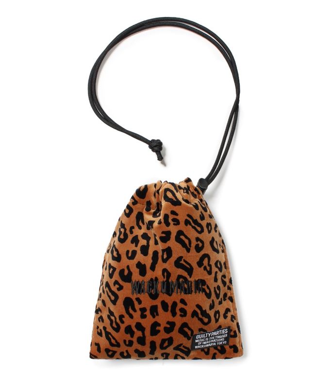 LEOPARD SHOULDER POUCH (TYPE-2) BROWN 25SS-WMA-BG11