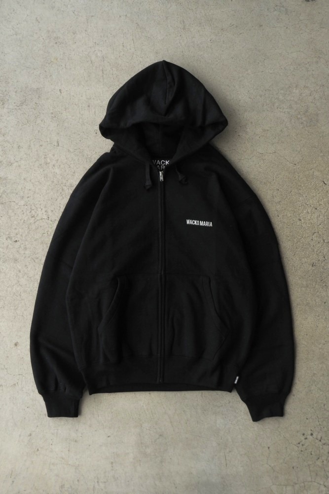 MIDDLE WEIGHT FULL ZIP HOODED SWEAT SHIRT (TYPE-2) GRAY 25SS