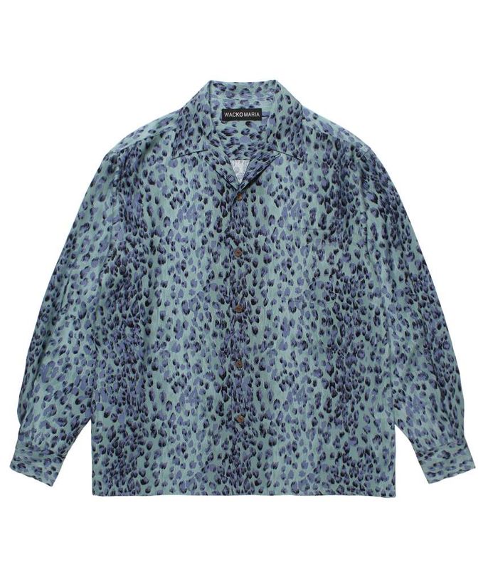 HAWAIIAN SHIRT L/S (TYPE-1) GREEN 25FW-WMS-HI01